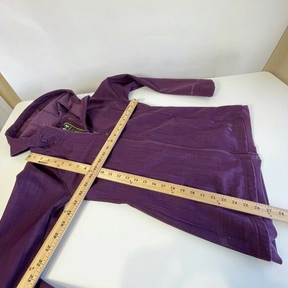 Under Armour Womens UA Storm Softshell Jacket Purple Size XS Hooded Long Sleeve - Picture 9 of 9